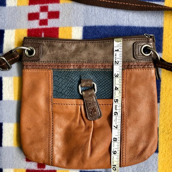 The Sak Genuine Leather Multi Color Crossbody Purse - Picture 14 of 16